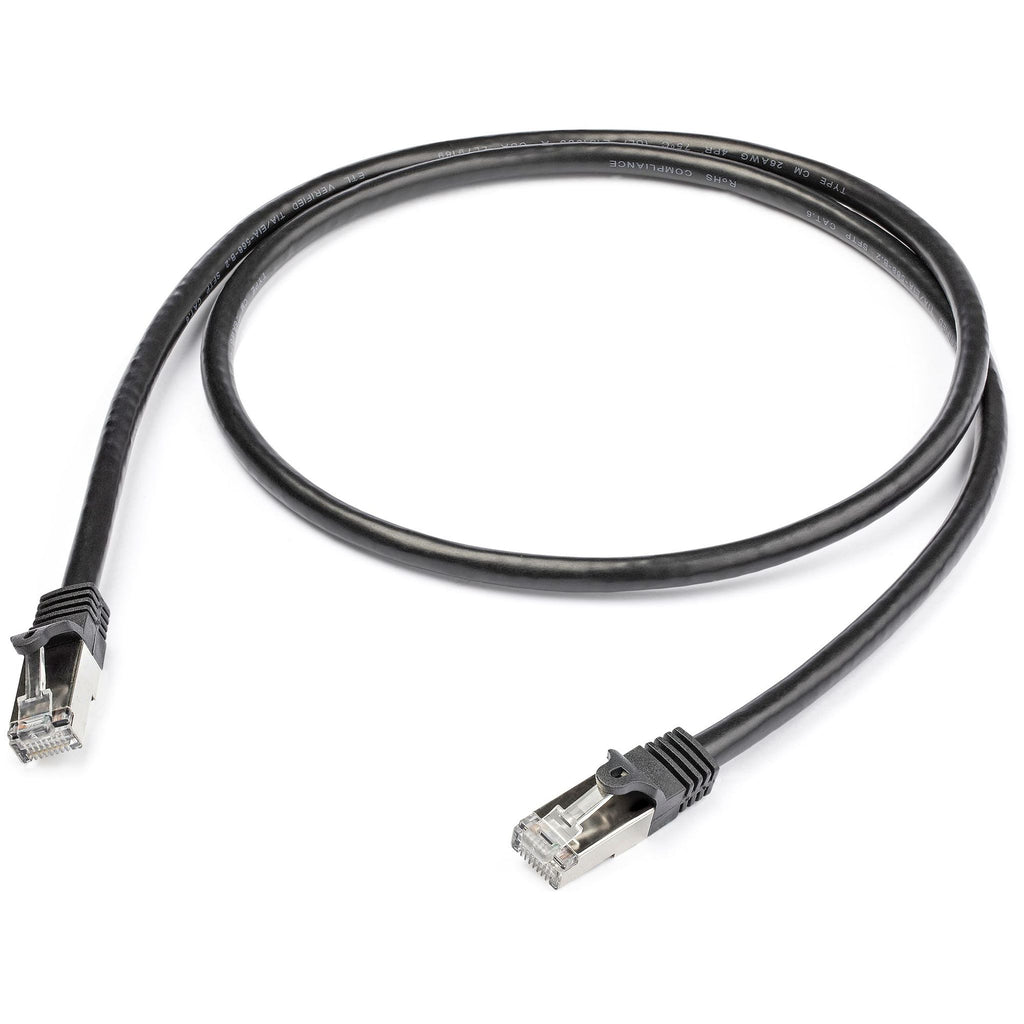 StarTech.com N6SPAT1MBK 1m Cat6 SFTP Shielded Patch Cable Black ds:a88a916b