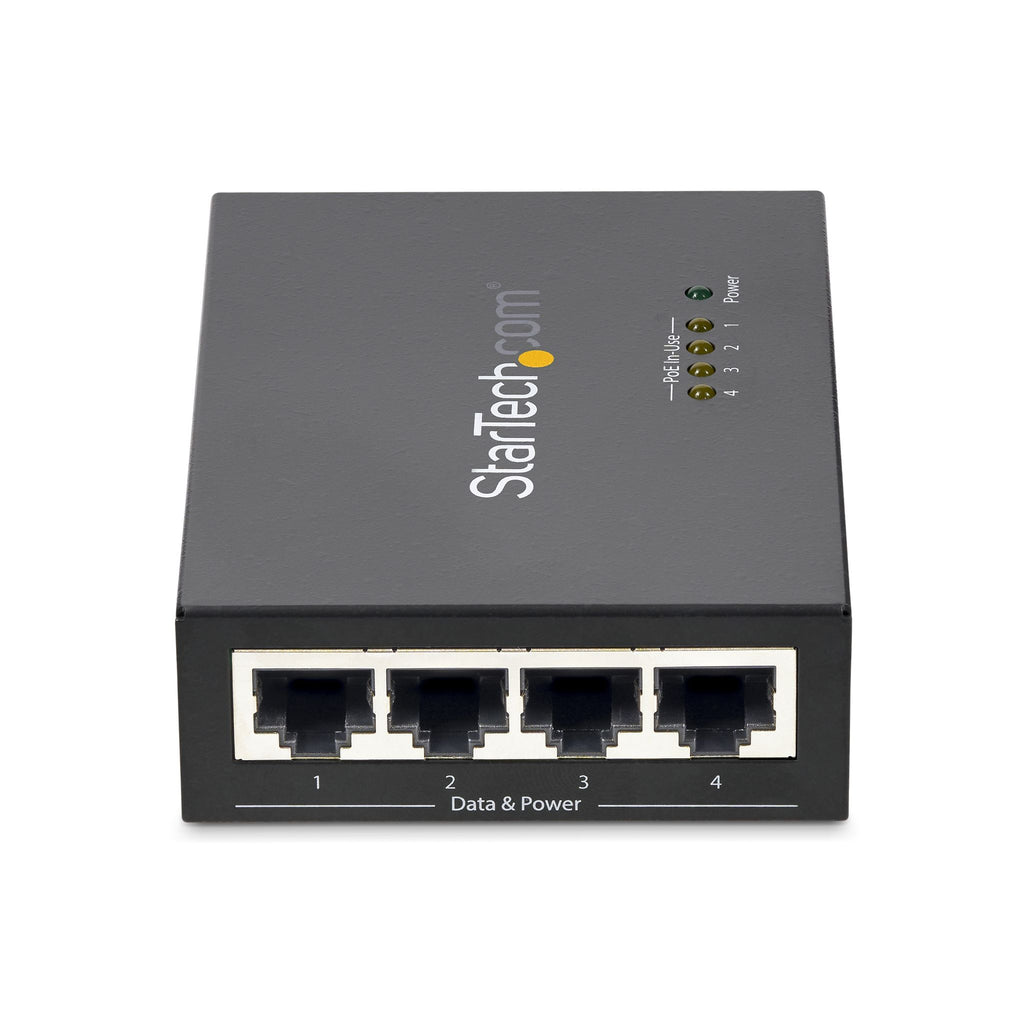 StarTech.com POEINJ4G 4 Port Gigabit PoE+ Injector ds:be31cda0