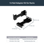 StarTech.com RDA1U 1U Rail Depth Adapter Kit ds:cf196b70