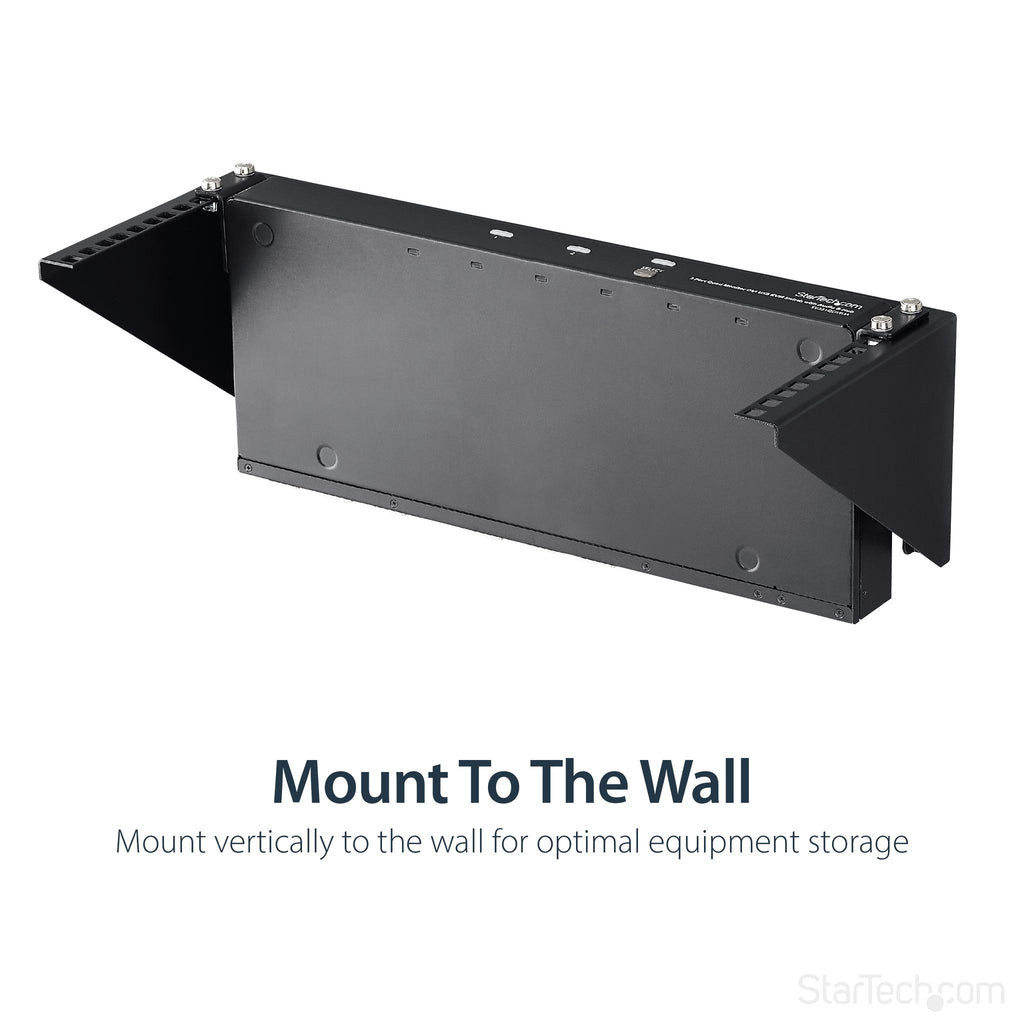 StarTech.com RK419WALLV 4U 19in Steel Vertical Wallmount Rack Bracket ds:51a30a40
