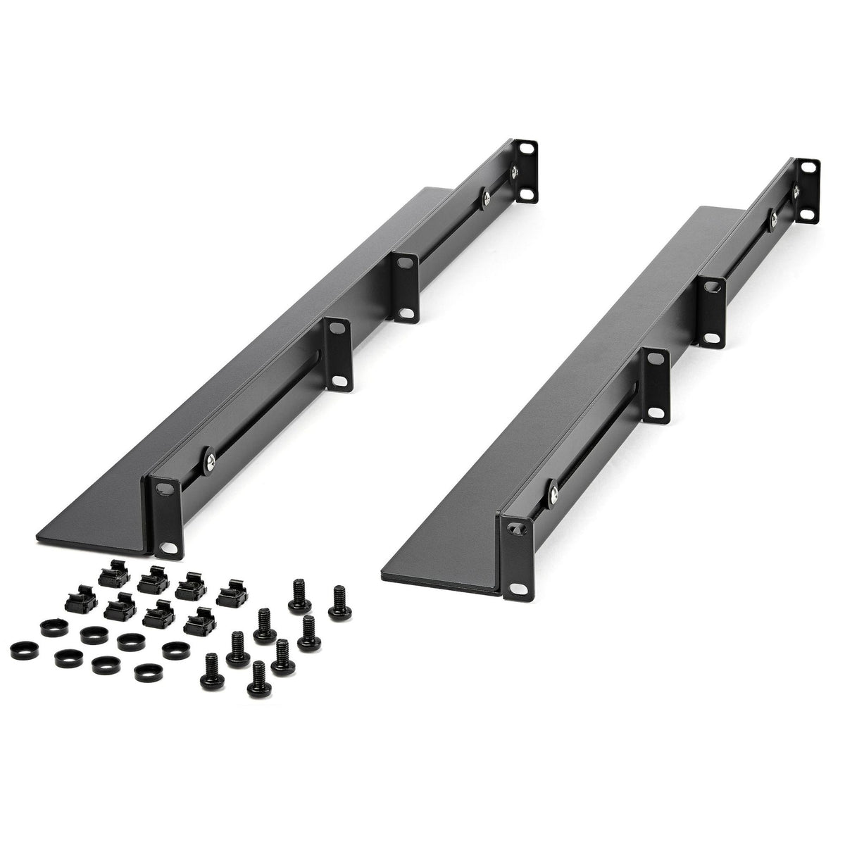 StarTech.com UNIRAILS1UB 1U 4 Post Server Rack Rails ds:5eaebe00