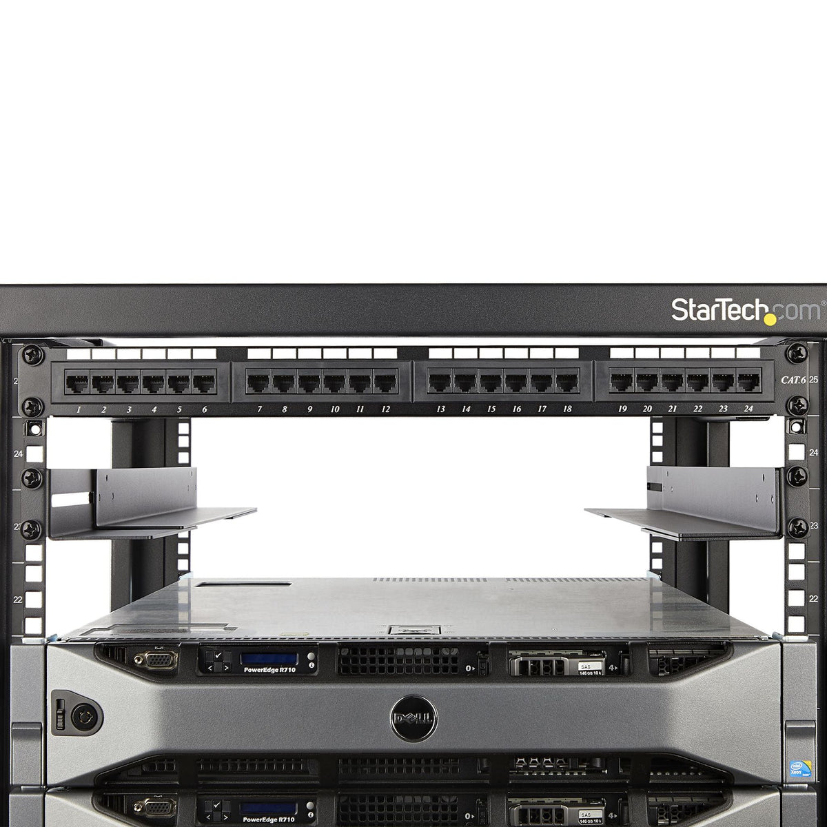 StarTech.com UNIRAILS1UB 1U 4 Post Server Rack Rails ds:b9ba2a83