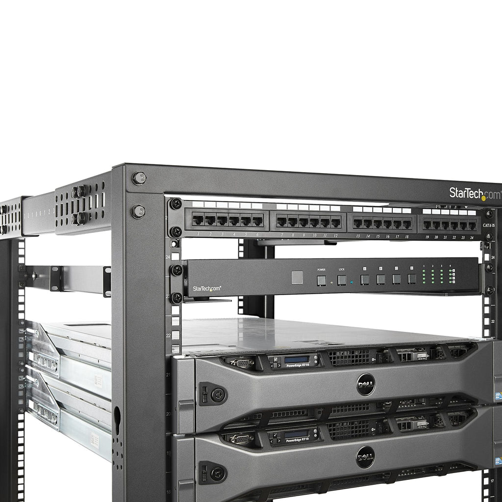 StarTech.com UNIRAILS1UB 1U 4 Post Server Rack Rails ds:c2a67ab4