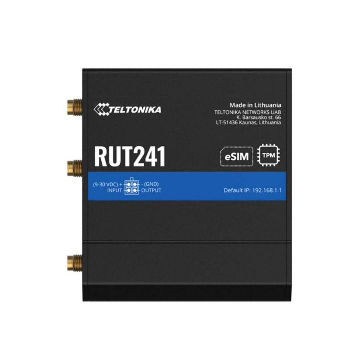 Teltonika RUT241 eSIM Industrial 4G Router Global Version