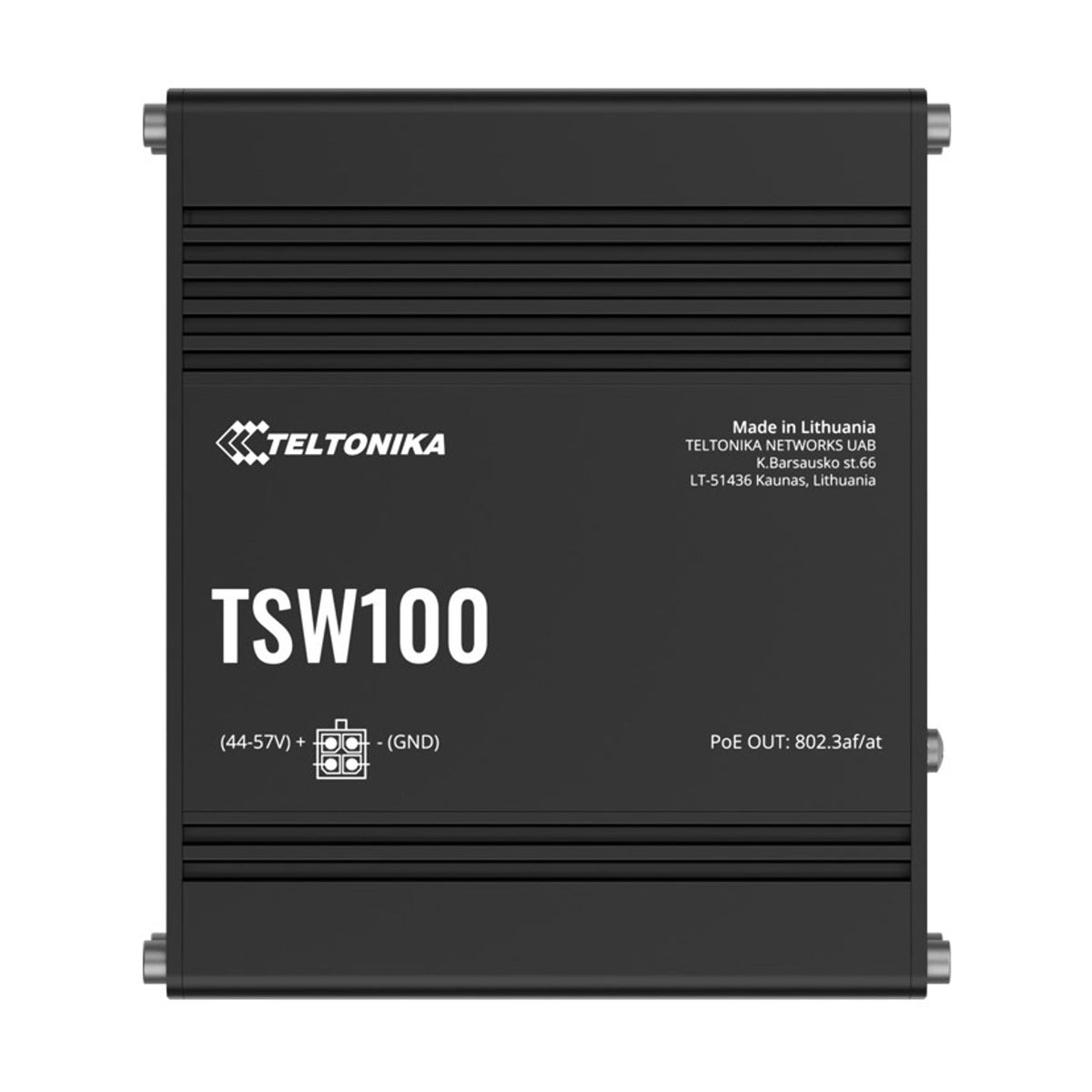 Teltonika TSW100 Industrial PoE+ Ethernet Switch