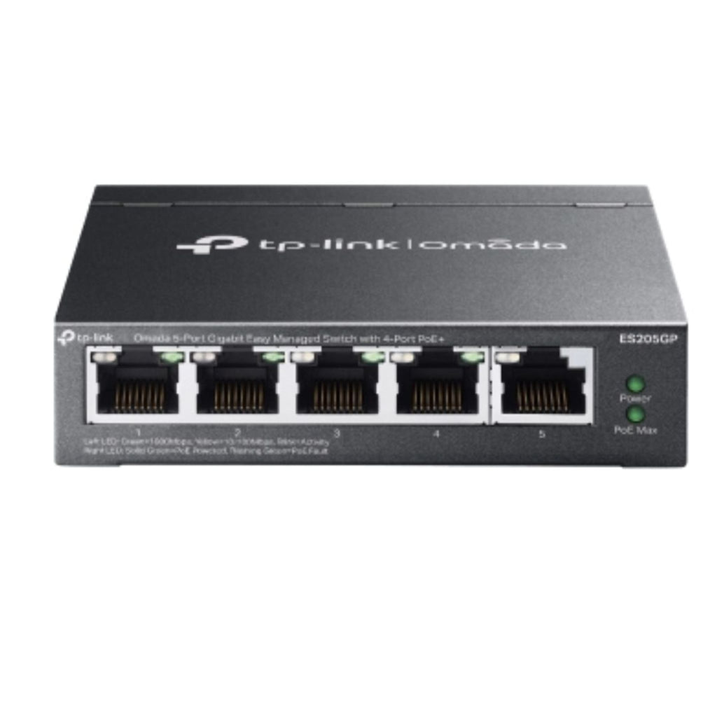 TP-Link ES205GP 5-Port Gigabit Easy Managed PoE+ Switch