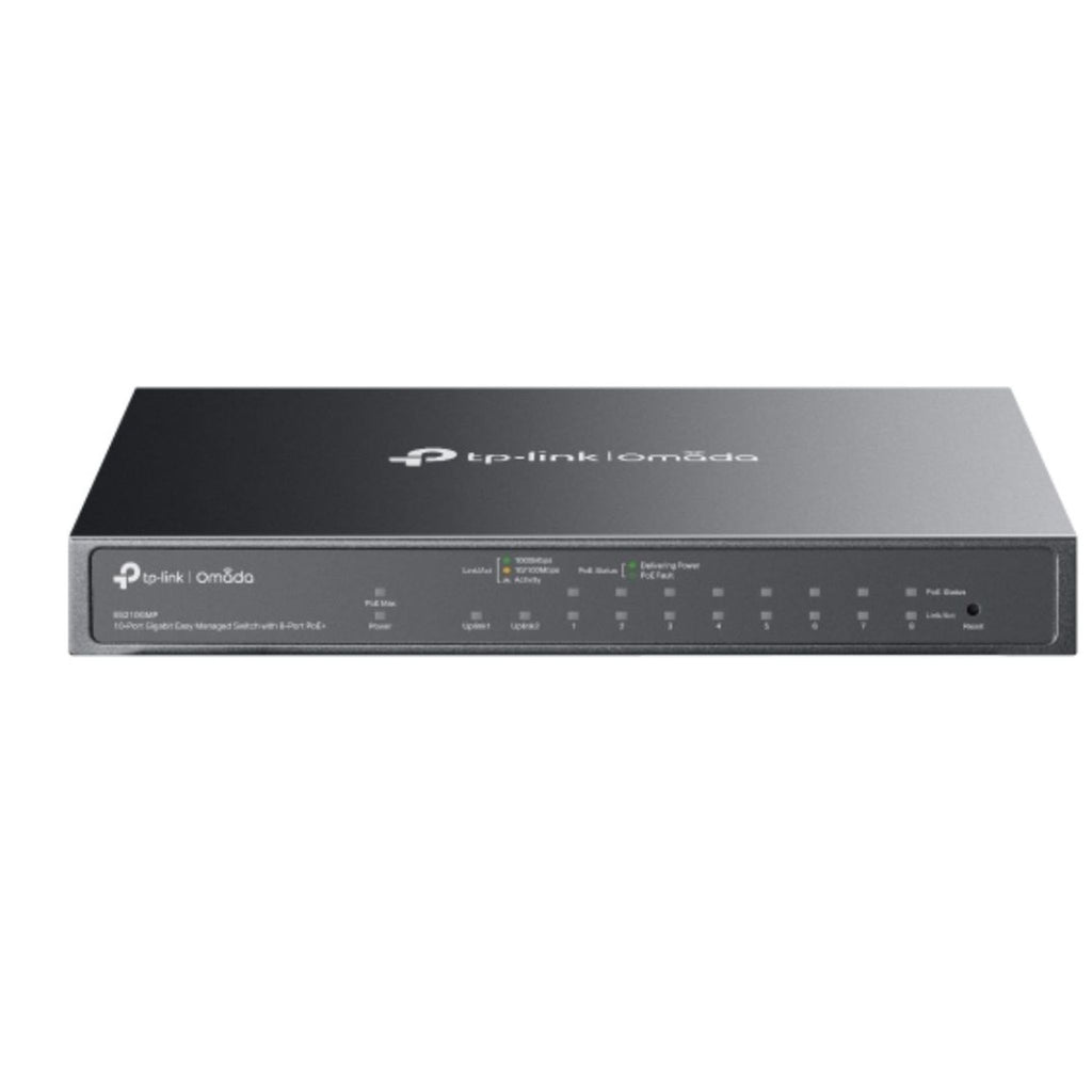 TP-Link ES210GMP 10-Port Gigabit Easy Managed PoE+ Switch