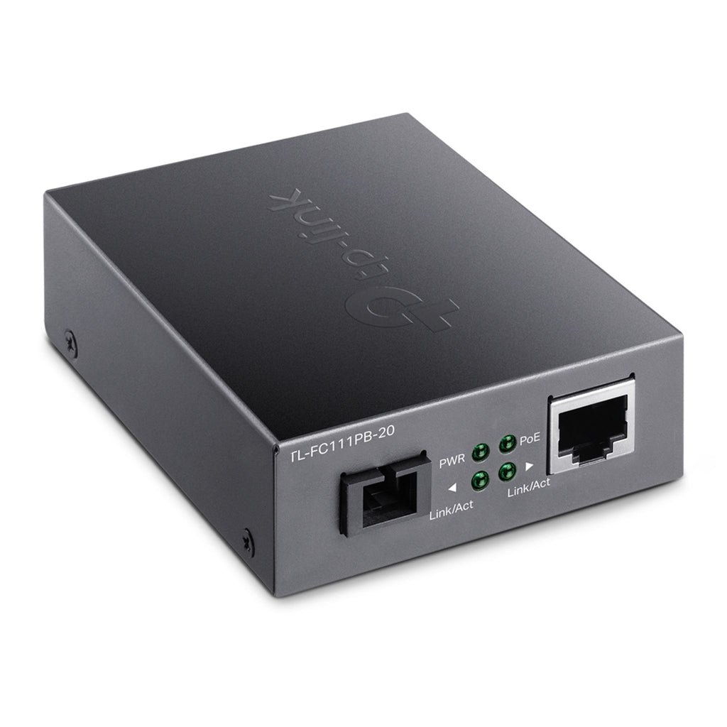 TP-Link FC111PB-20 10/100Mbps WDM PoE Media Converter ds:98d368fb