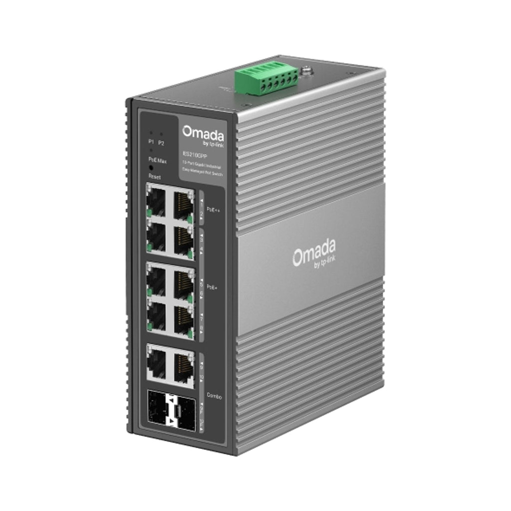 TP-Link IES210GPP 10-Port Gigabit Industrial PoE+ PoE++ Switch ds:62c638a