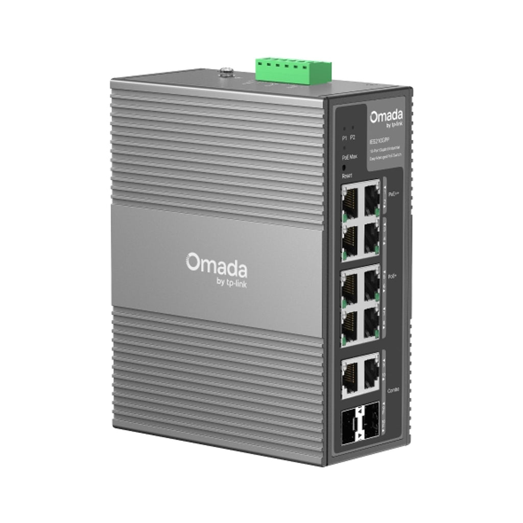 TP-Link IES210GPP 10-Port Gigabit Industrial PoE+ PoE++ Switch