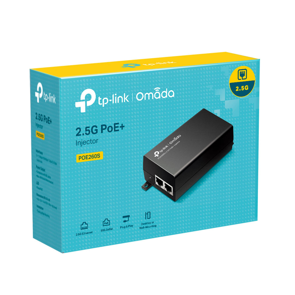 TP-Link POE260S 2.5G PoE+ Injector ds:6e65361a