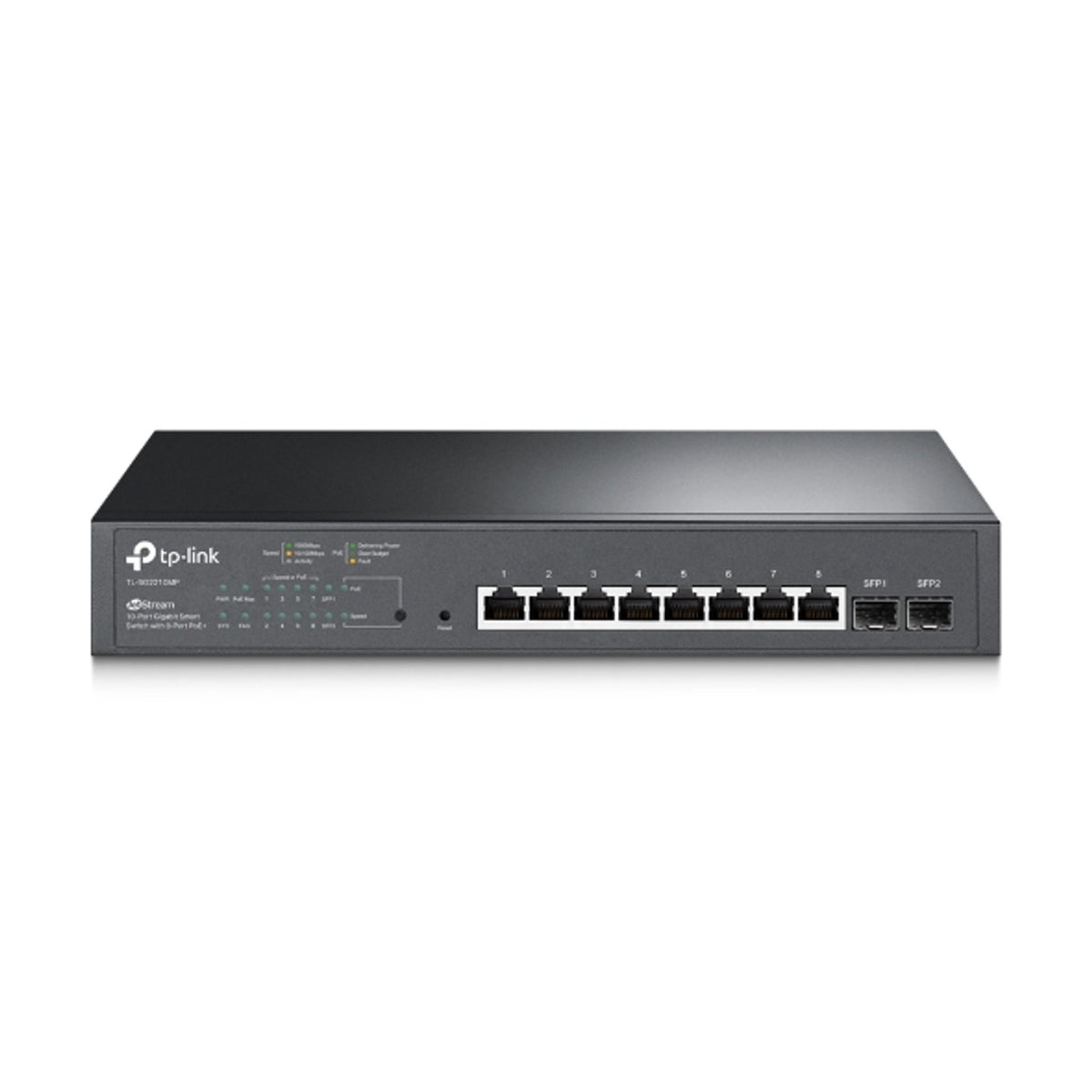 TP-Link SG2210MP 10-Port Gigabit Smart Switch with 8-Port PoE+