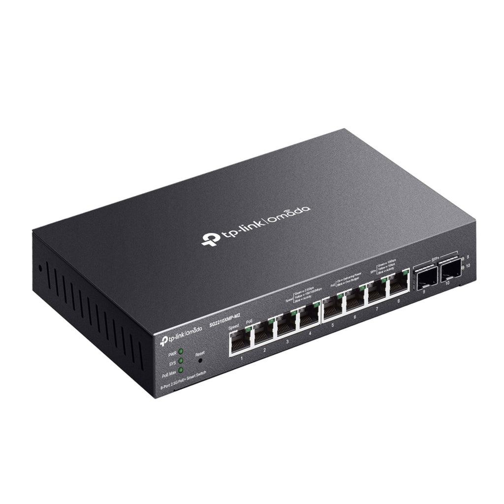 TP-Link SG2210XMP-M2 8-Port 2.5G PoE+ Smart Switch ds:c10f70a1