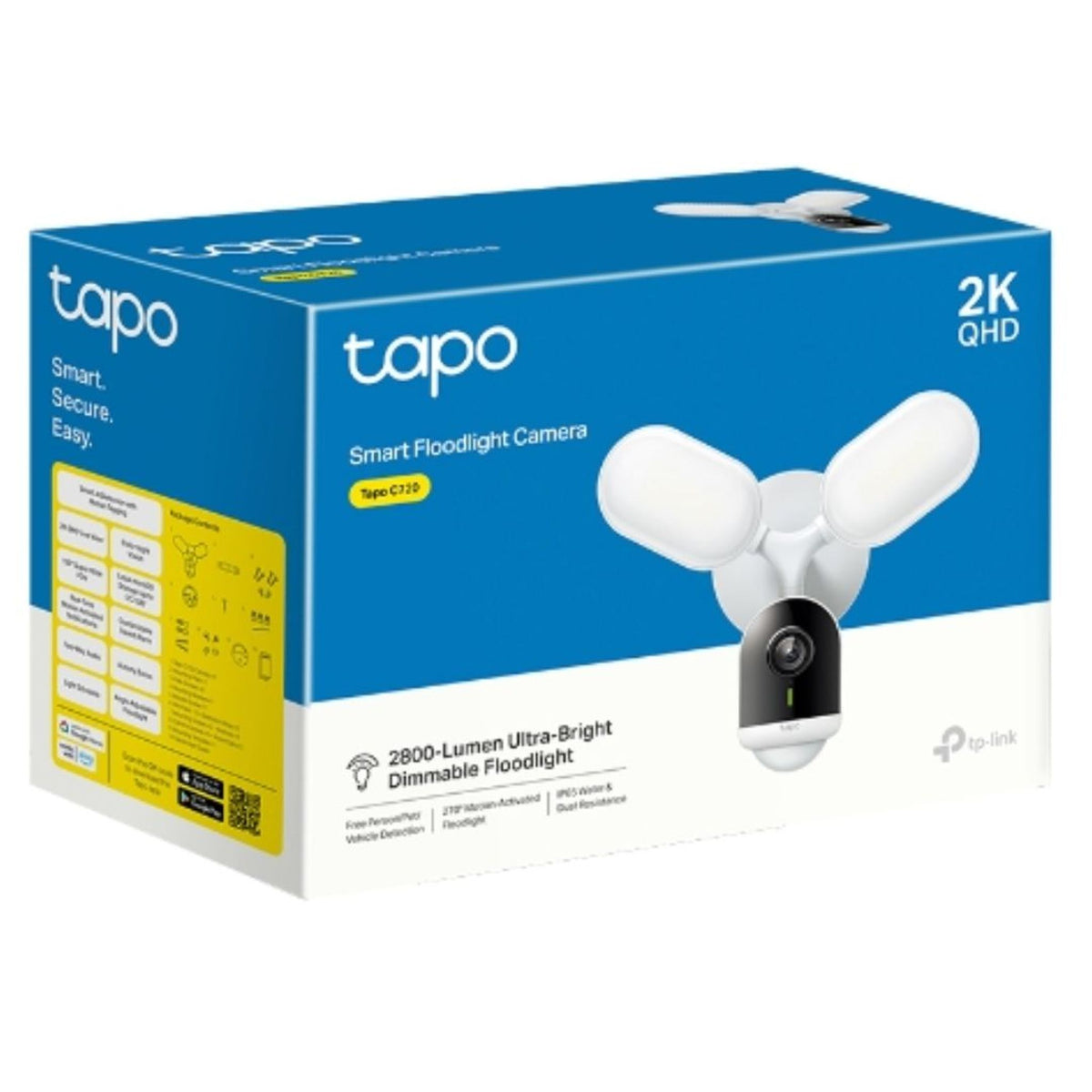TP-Link Tapo C720 2K QHD Smart Floodlight Camera
