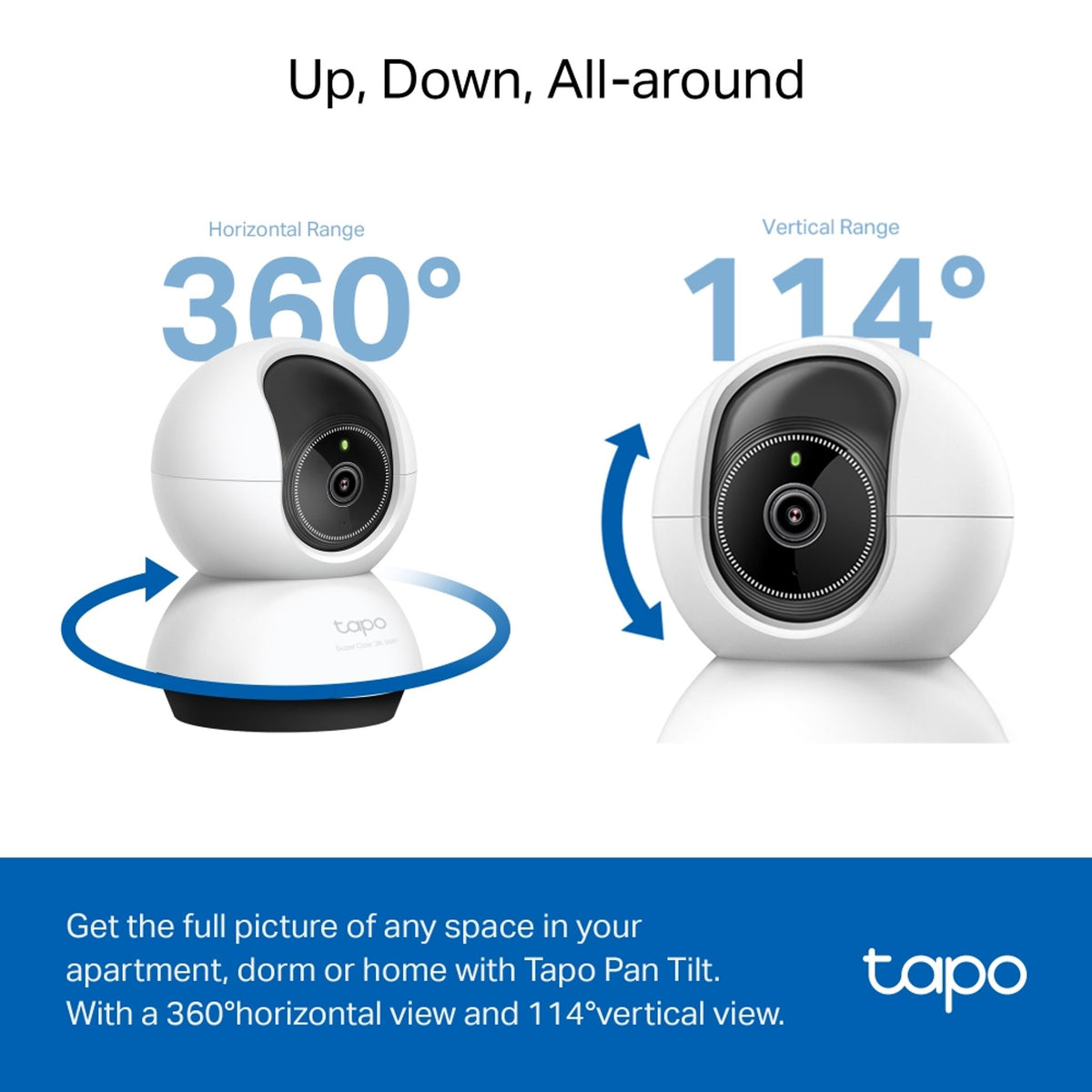 TP-Link TC74 3K 5MP Pan/Tilt Wi-Fi Camera ds:816a62ee