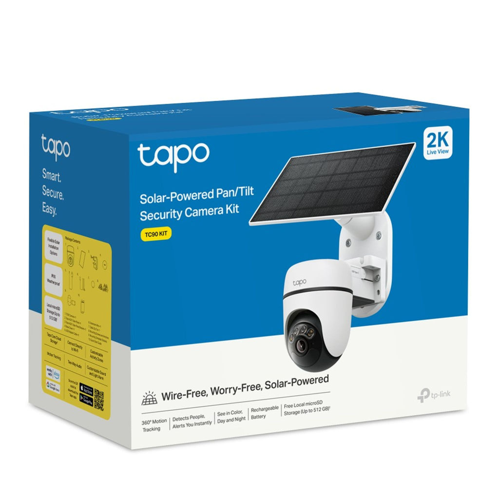 TP-Link TC90 KIT 2K 3MP Solar-Powered Pan/Tilt Camera Kit