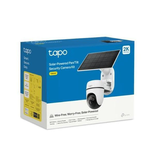 TP-Link TC90G KIT 2K 3MP Solar-Powered 4G LTE Pan/Tilt Camera