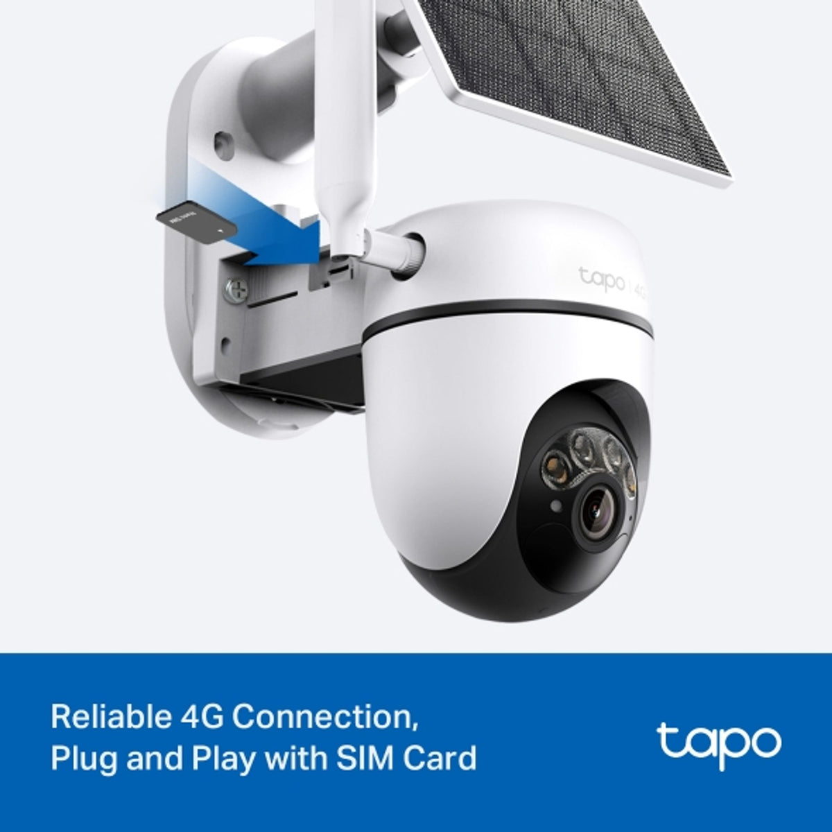 TP-Link TC90G KIT 2K 3MP Solar-Powered 4G LTE Pan/Tilt Camera ds:b3138163