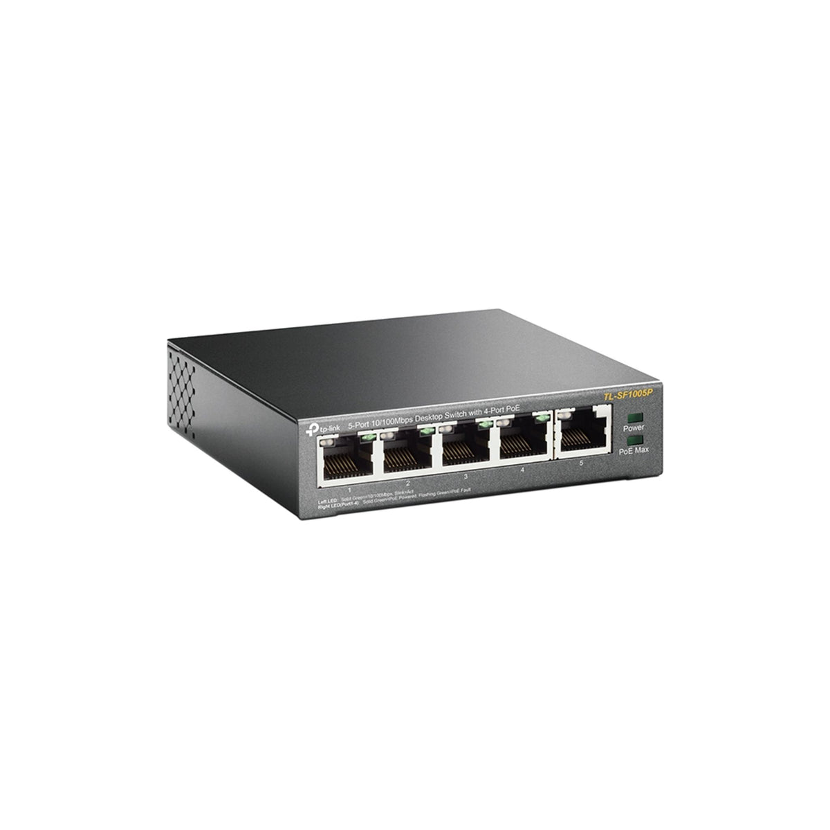 TP-Link TL-SF1005P 5-Port 10/100Mbps Switch with 4 PoE Ports ds:813db17