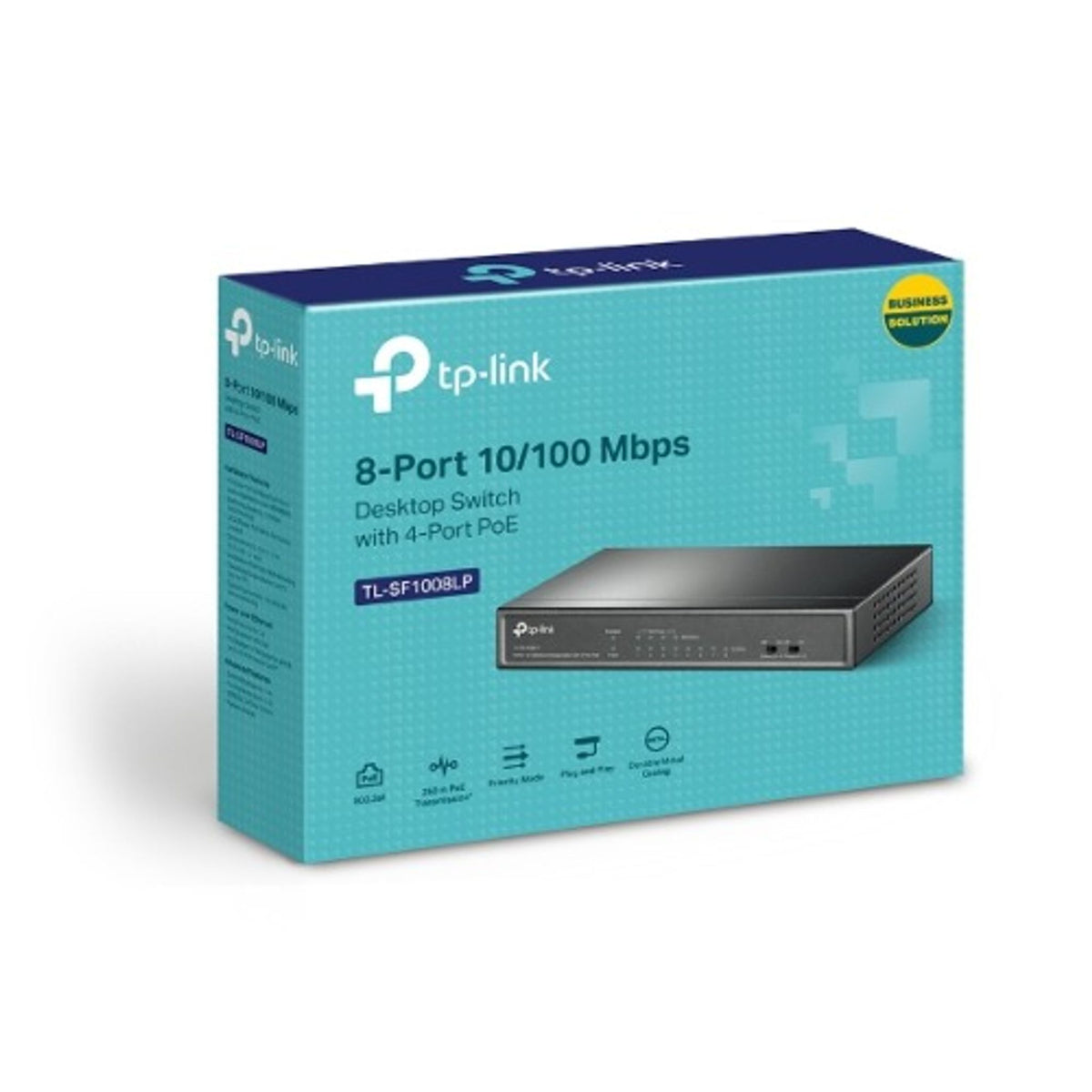 TP-Link TL-SF1008LP 8-Port 10/100Mbps Switch with 4 PoE Ports