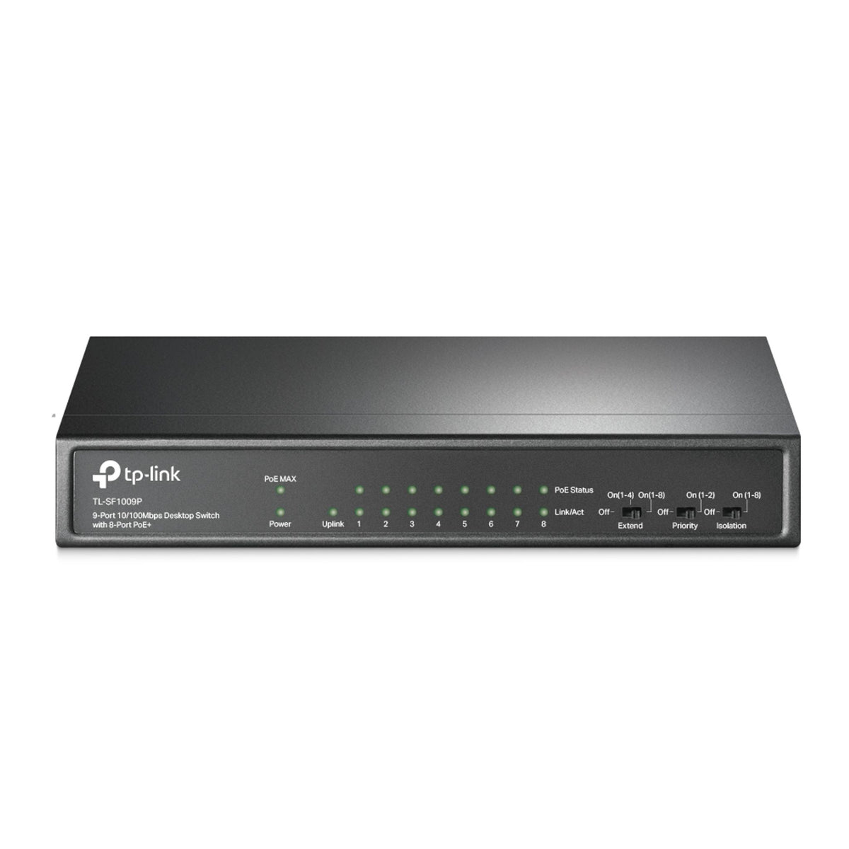 TP-Link TL-SF1009P 9-Port 10/100Mbps Switch with 8 PoE+ Ports ds:bfbeab14