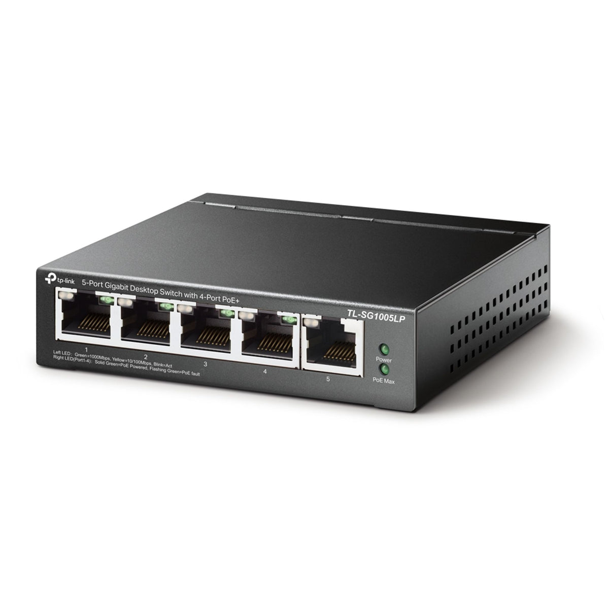 TP-Link TL-SG1005LP 5-Port Gigabit Switch with 4 PoE+ Ports ds:6d358dcf