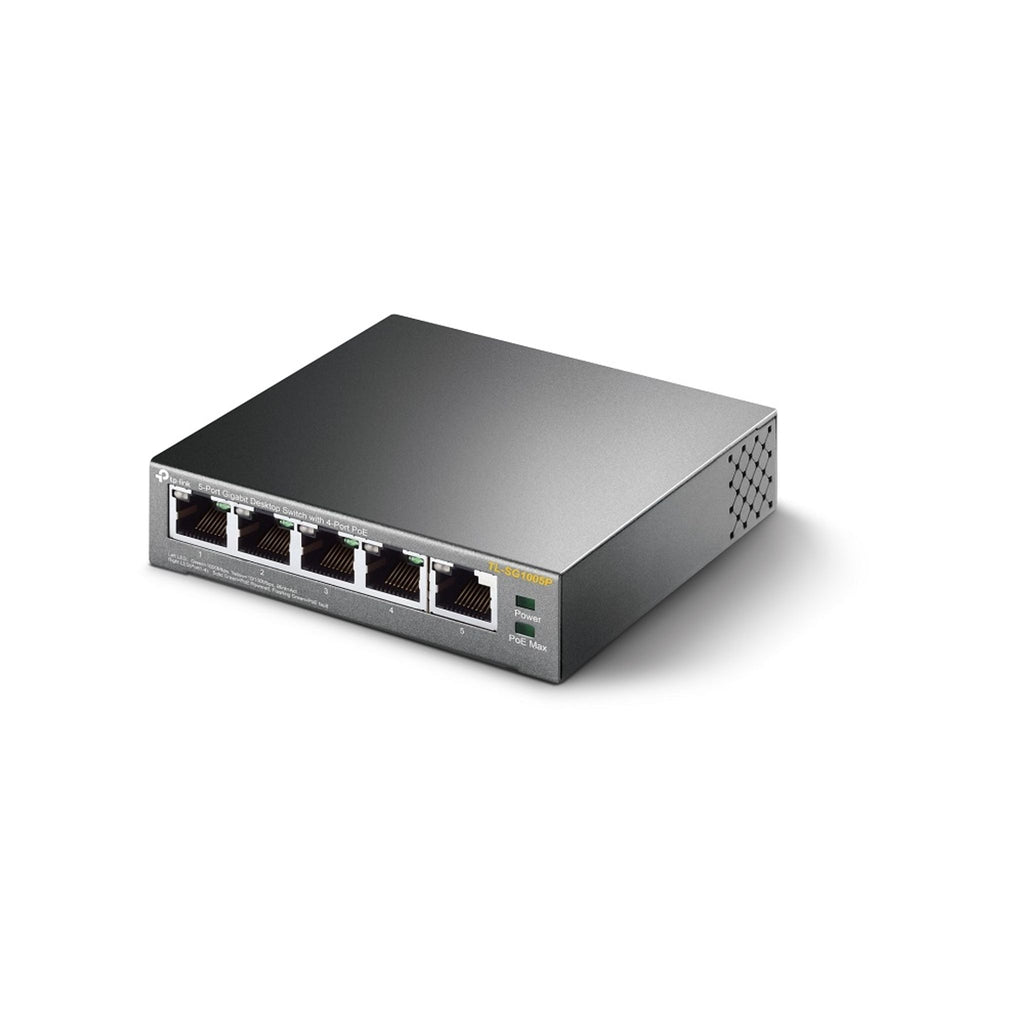 TP-Link TL-SG1005P 5-Port Gigabit Switch with 4 PoE Ports ds:2d8158b8
