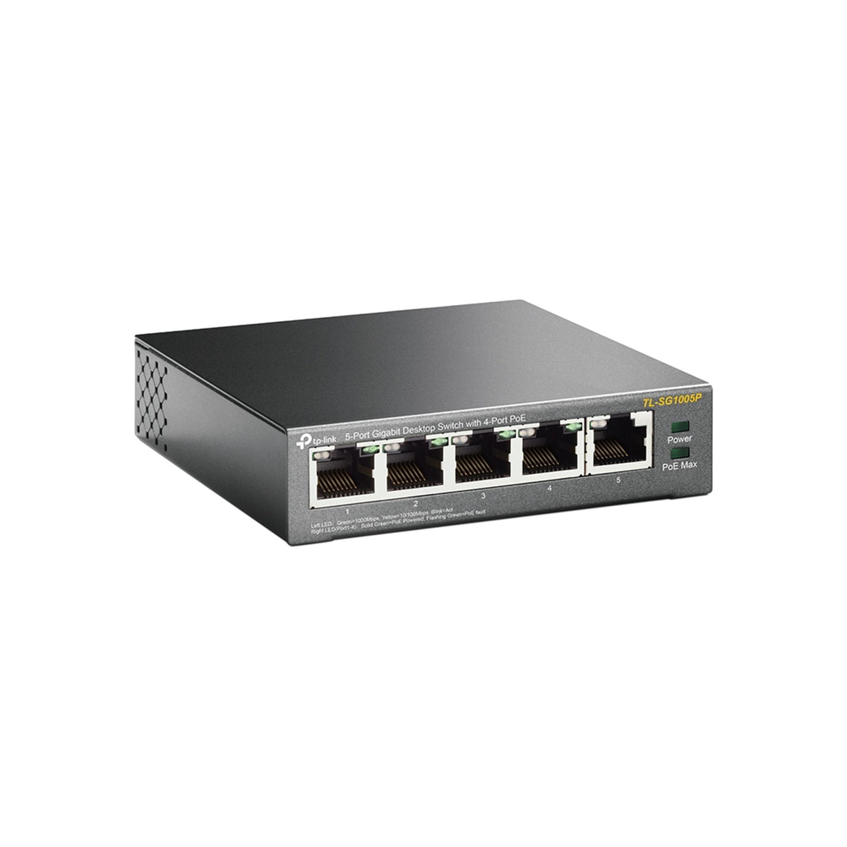 TP-Link TL-SG1005P 5-Port Gigabit Switch with 4 PoE Ports ds:5a1cc30e