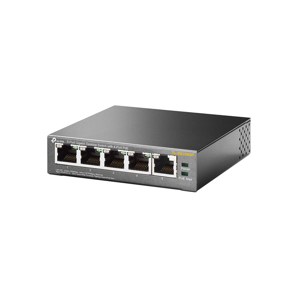 TP-Link TL-SG1005P 5-Port Gigabit Switch with 4 PoE Ports ds:f197a52e
