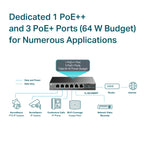 TP-Link TL-SG1006PP 6-Port Gigabit Switch with PoE+ and PoE++ ds:cc393a39