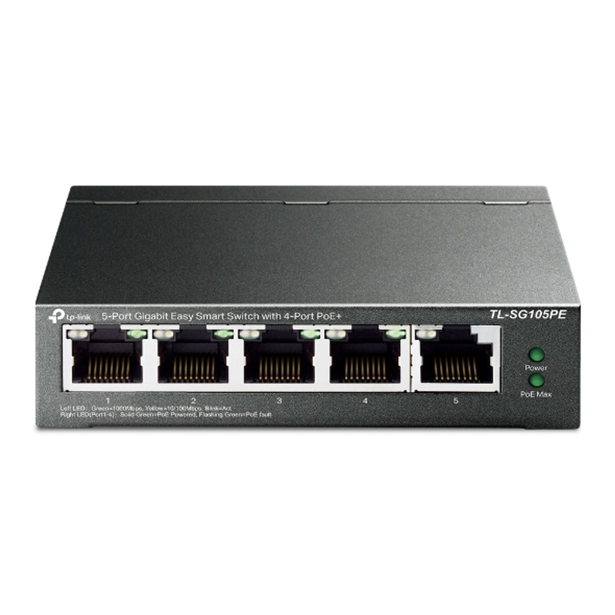 TP-Link TL-SG105PE 5-Port Gigabit Easy Smart PoE+ Switch ds:b58d3aeb