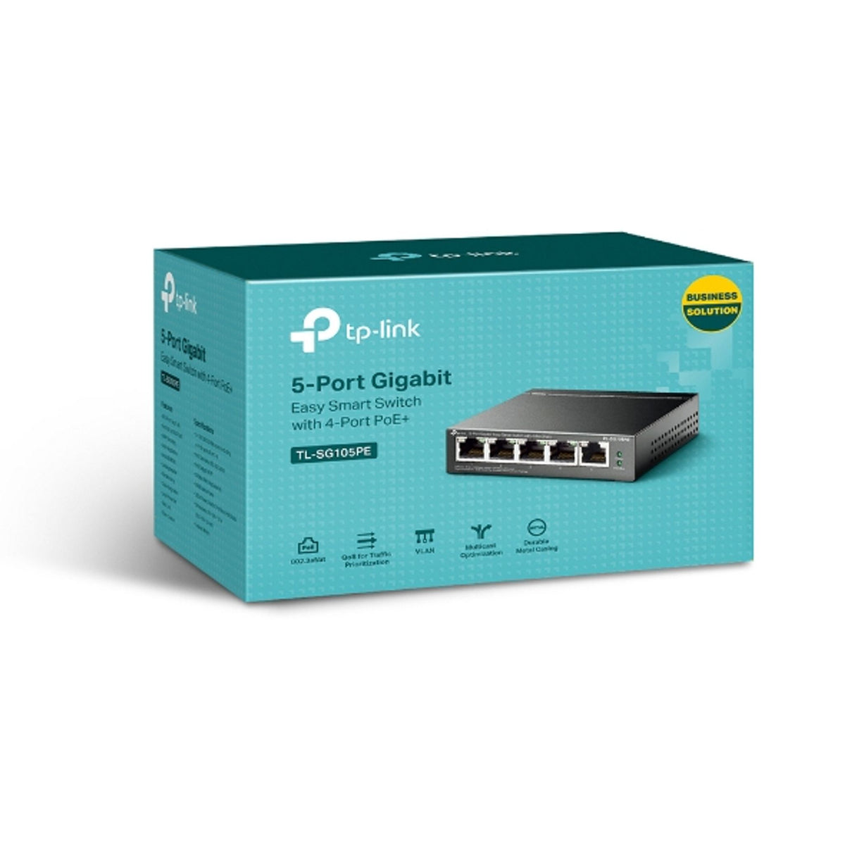 TP-Link TL-SG105PE 5-Port Gigabit Easy Smart PoE+ Switch ds:e39fa298