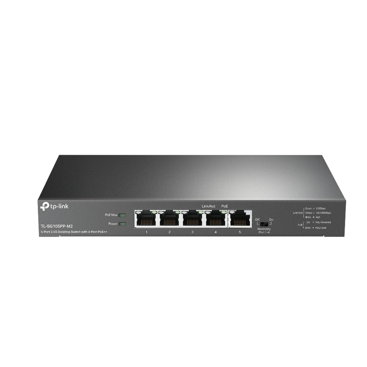 TP-Link TL-SG105PP-M2 5-Port 2.5G Switch with 4 PoE++ Ports ds:bc9a7e2b