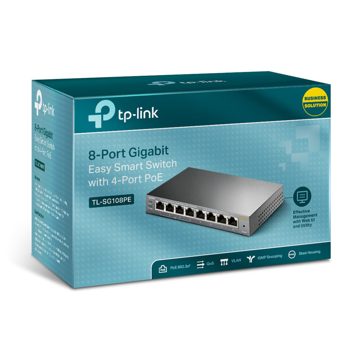 TP-Link TL-SG108PE 8-Port Gigabit Easy Smart PoE Switch ds:29d61f62