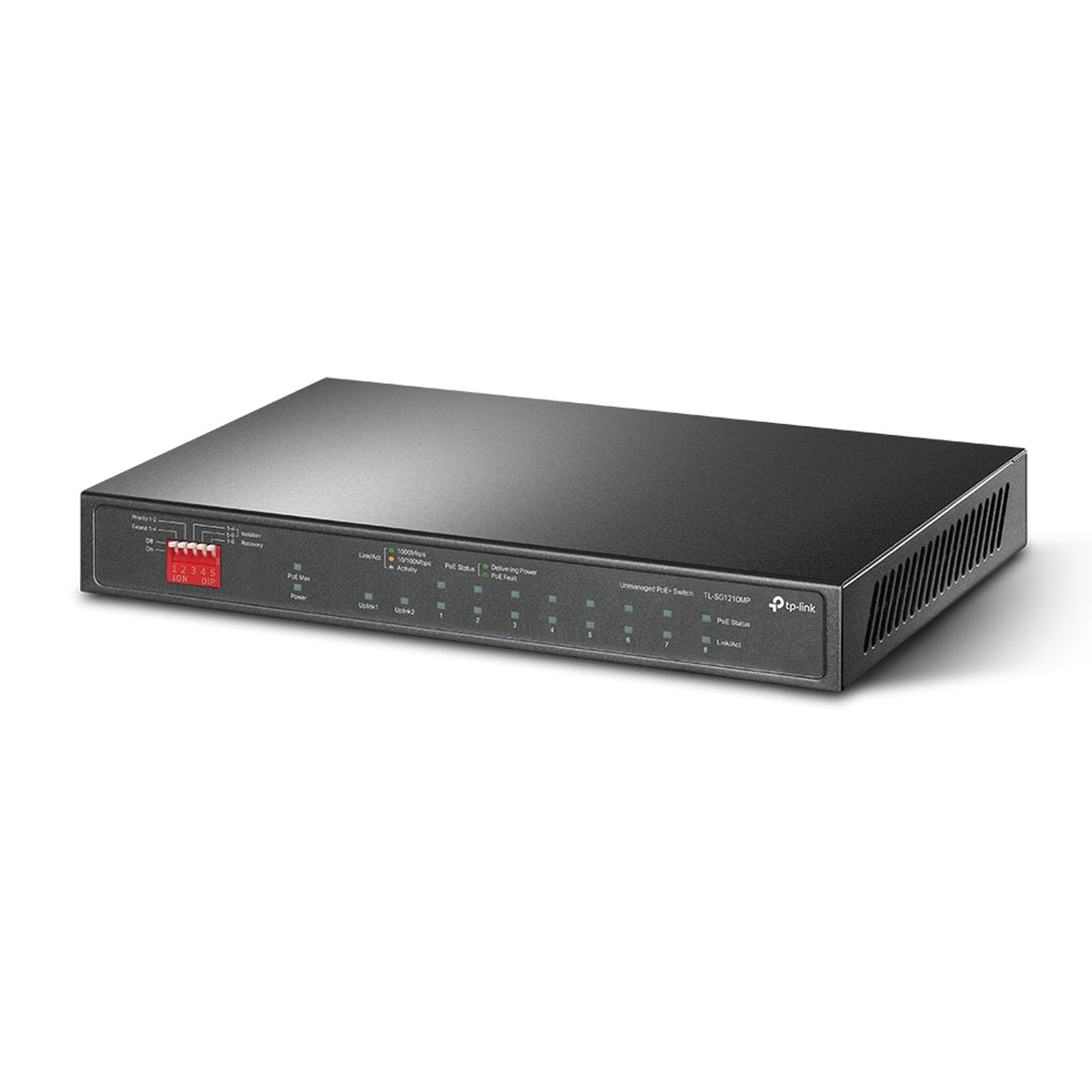 TP-Link TL-SG1210MP 10-Port Gigabit Switch with 8 PoE+ Ports ds:e9b48b2e