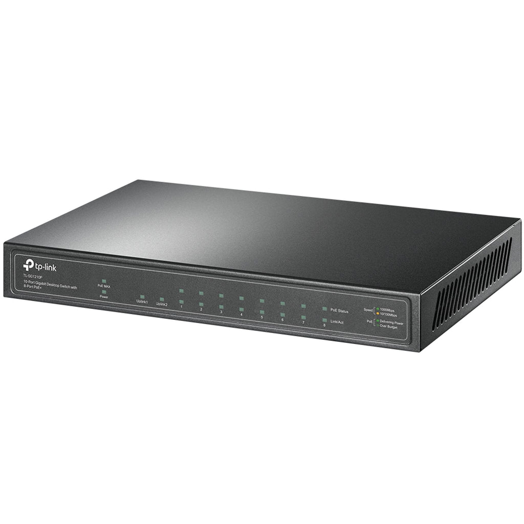 TP-Link TL-SG1210P 10-Port Gigabit Switch with 8 PoE+ Ports ds:5464645