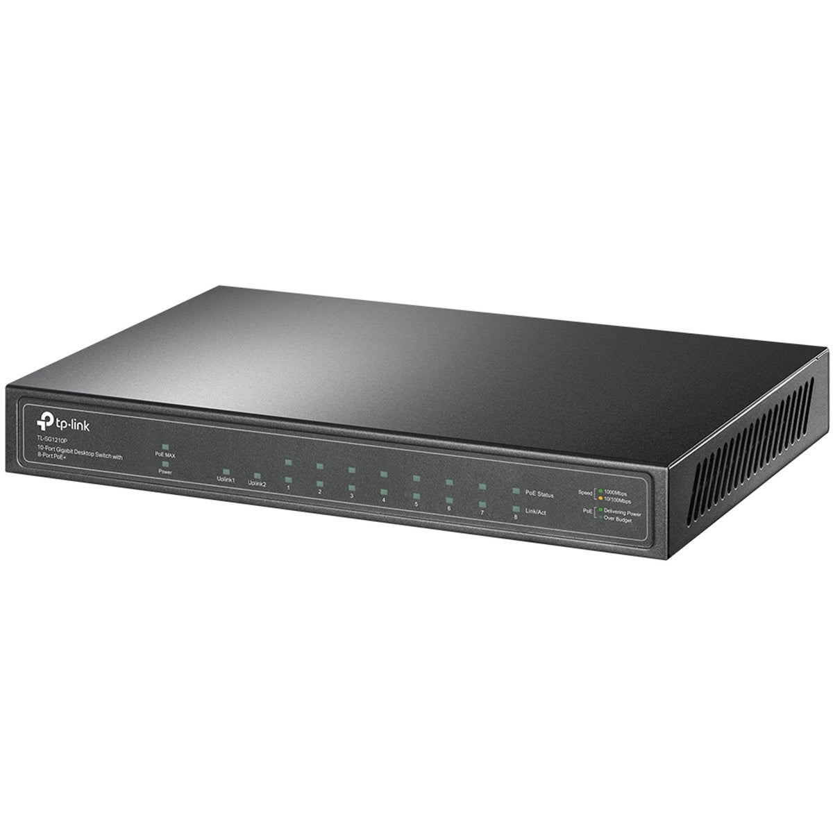 TP-Link TL-SG1210P 10-Port Gigabit Switch with 8 PoE+ Ports ds:5464645