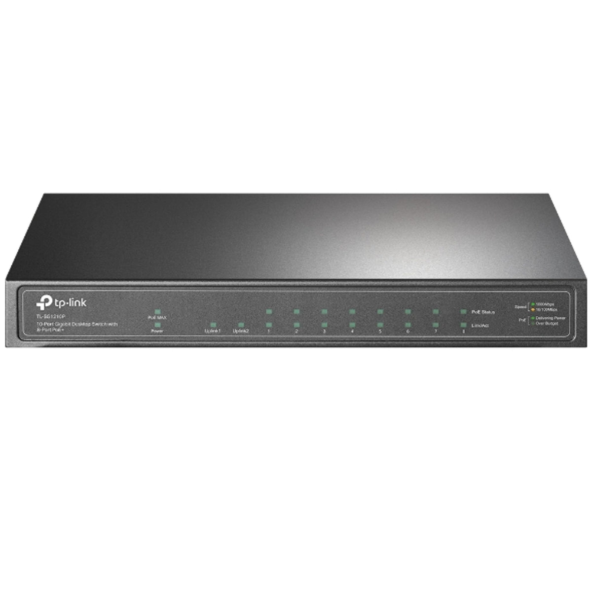 TP-Link TL-SG1210P 10-Port Gigabit Switch with 8 PoE+ Ports