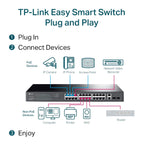 TP-Link TL-SG1428PE 28-Port Gigabit Easy Smart PoE+ Switch ds:260b1481