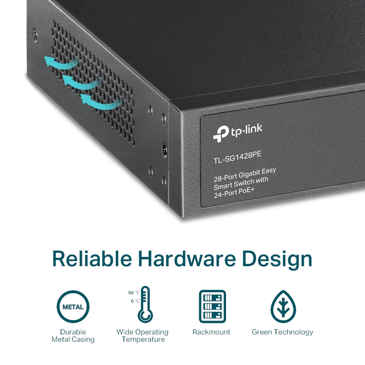 TP-Link TL-SG1428PE 28-Port Gigabit Easy Smart PoE+ Switch ds:cca6f966