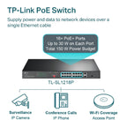 TP-Link TL-SL1218P 16-Port PoE+ Rackmount Switch ds:640e0588