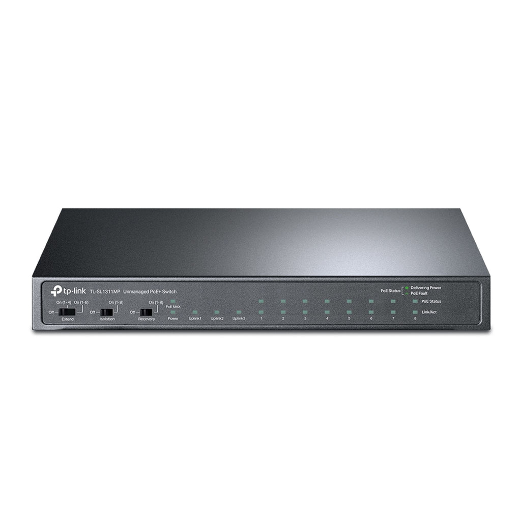 TP-Link TL-SL1311MP 8-Port PoE+ Desktop Switch
