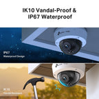 TP-Link VIGI C240I(4mm) 4MP IR Dome Network Camera ds:f61e1809