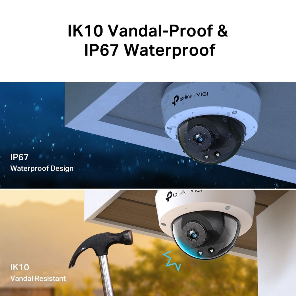 TP-Link VIGI C240I(4mm) 4MP IR Dome Network Camera ds:f61e1809