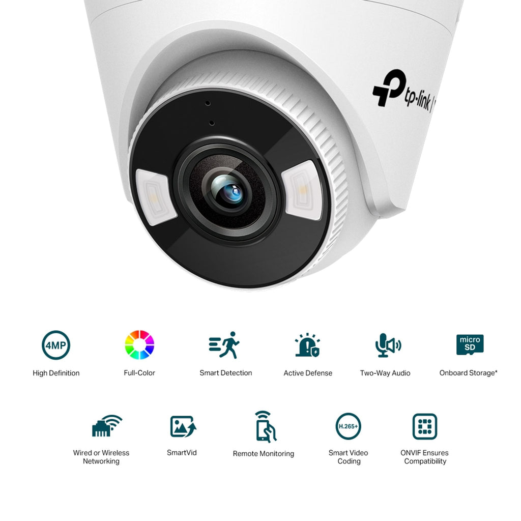 TP-Link VIGI C440-W(4mm) 4MP Full-Colour Wi-Fi Turret Camera ds:cc264fa4