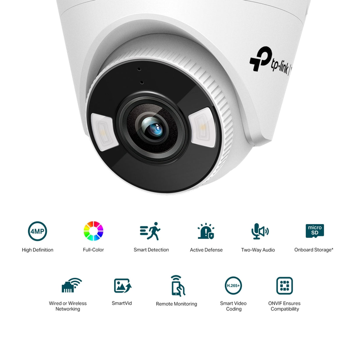 TP-Link VIGI C440-W(4mm) 4MP Full-Colour Wi-Fi Turret Camera ds:cc264fa4