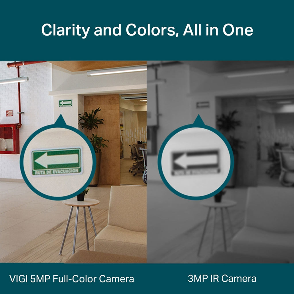 TP-Link VIGI C450(2.8mm) 5MP Full-Colour Turret Network Camera ds:8a329f04