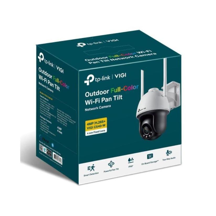 TP-Link VIGI C540-W(4mm) 4MP Outdoor Full-Colour Wi-Fi Pan Tilt Camera