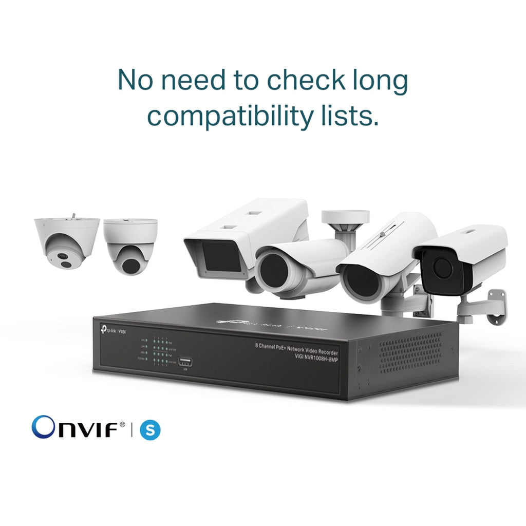 TP-Link VIGI NVR1008H-8MP 8 Channel PoE+ 4K NVR ds:37f3bf62