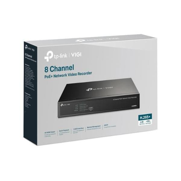TP-Link VIGI NVR1008H-8P 8 Channel PoE+ 4K NVR
